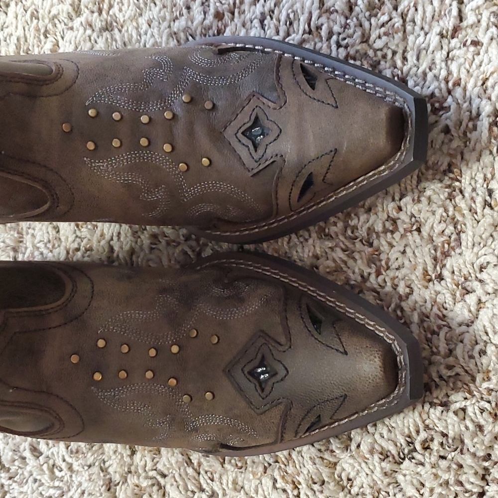 Authentic Laredo Cowgirl Western Country Leather Boots NWT *NO Offers!* - Picture 13 of 16
